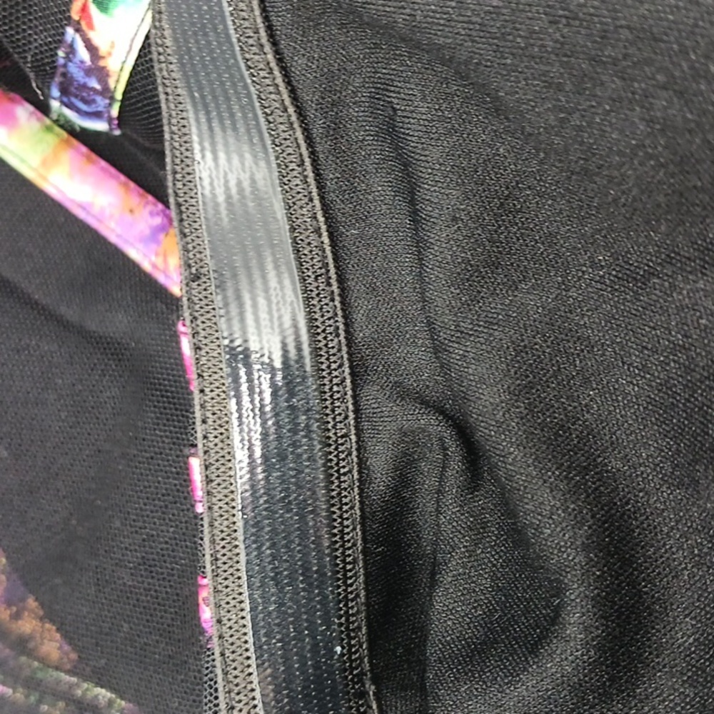 VINTAGE- JS Collections Ribbon Trim Mesh Cocktail Dress - Picture 12 of 12